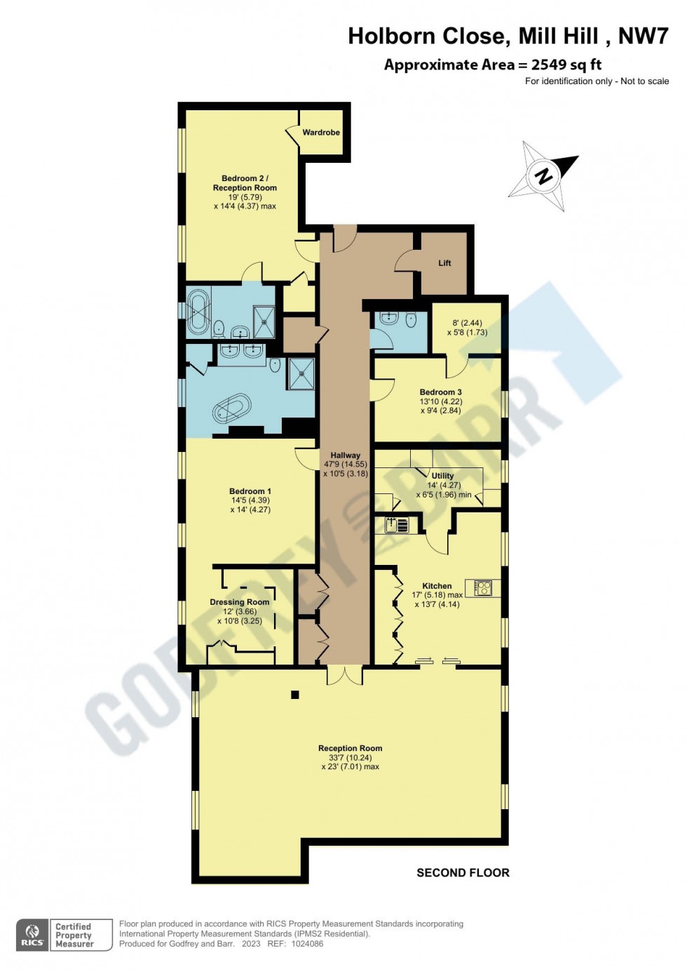 Floorplan for St Joseph's Gate, Mill Hill