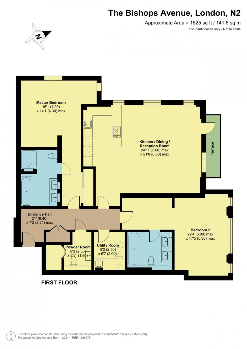 Floorplan for The Bishops Avenue, London