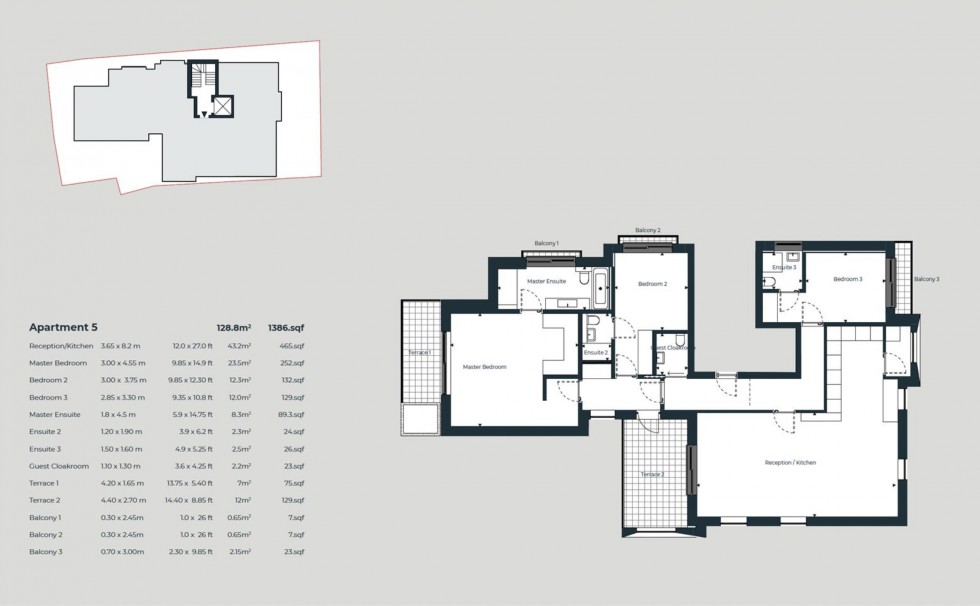 Floorplan for Temple Fortune Lane, Temple Fortune