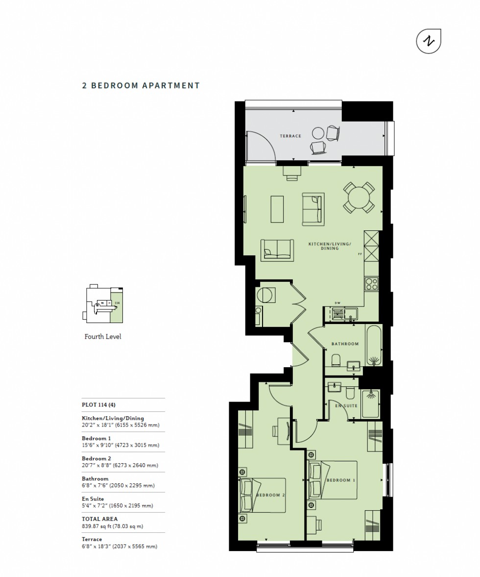 Floorplan for Ridgeway Views, Mill Hill Village