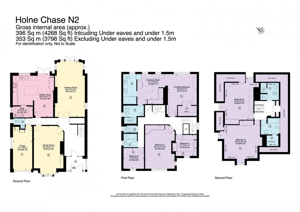 Floorplan for Holne Chase, Hampstead Garden Suburb