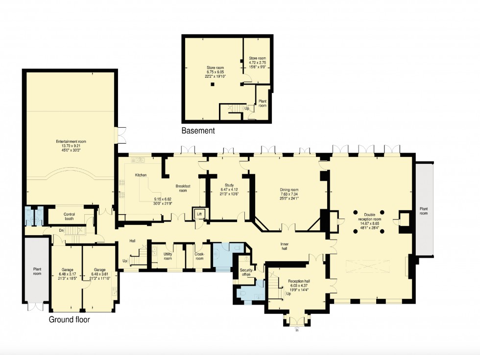 Floorplan for The Bishops Avenue, London