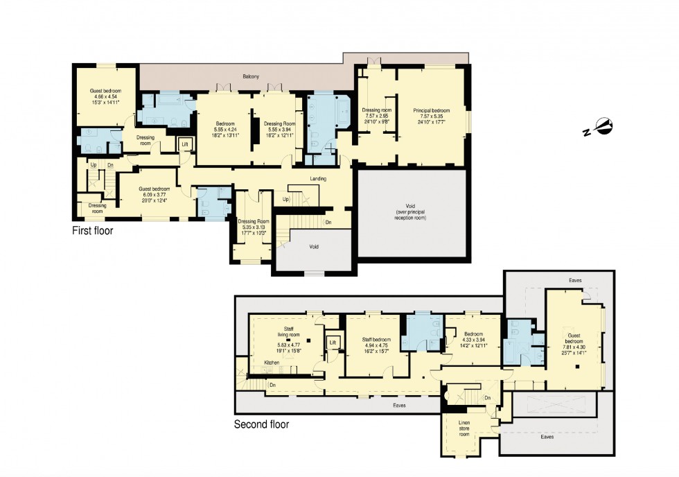 Floorplan for The Bishops Avenue, London