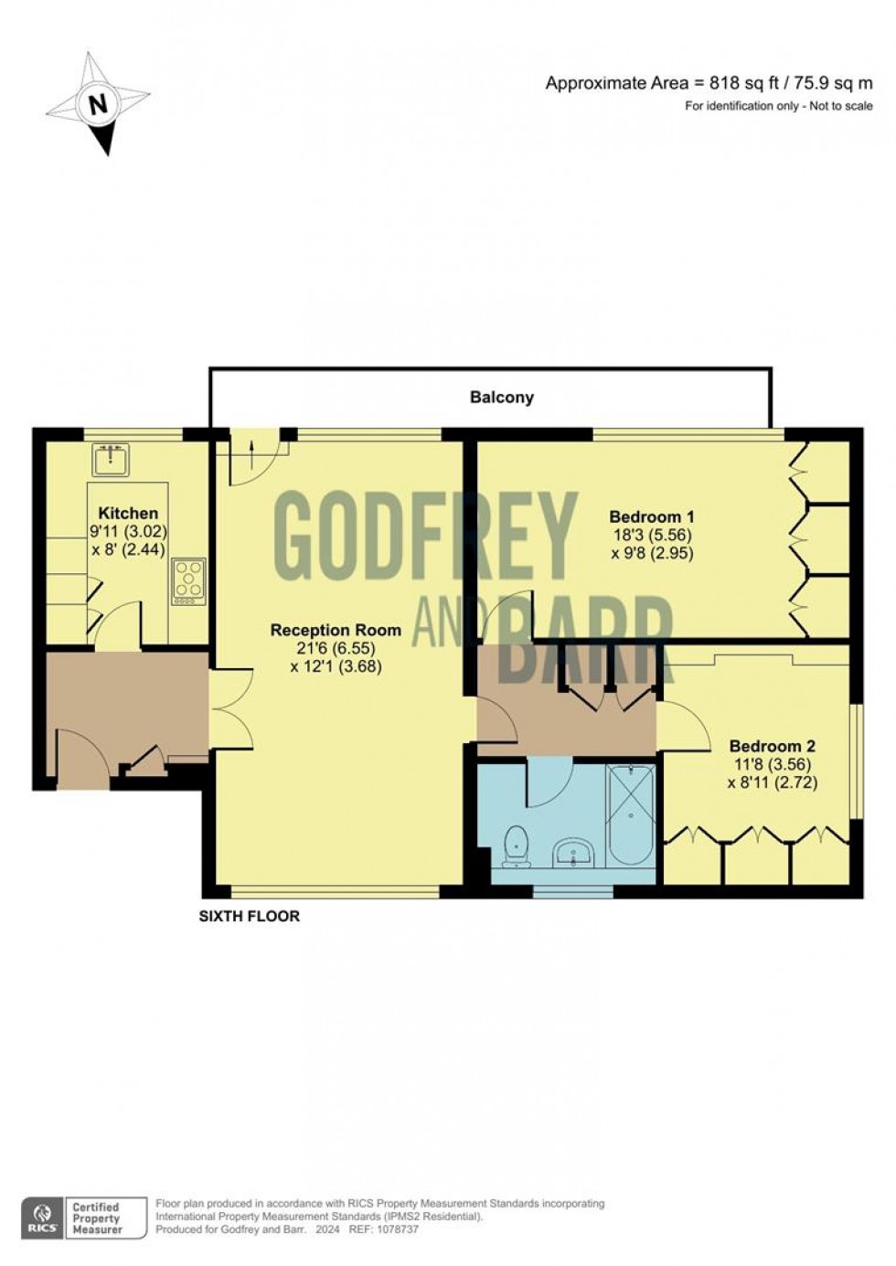 Floorplan for The Market Place, Hampstead Garden Suburb