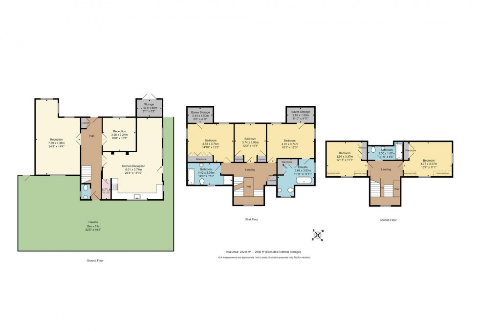 Floorplan for Oakwood Road, Hampstead Garden Suburb