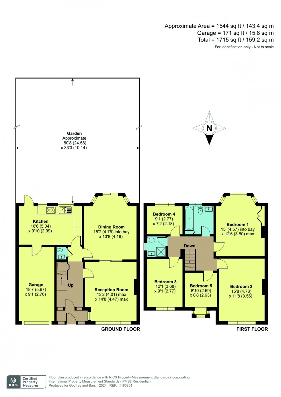 Floorplan for Abbots Gardens, East Finchley