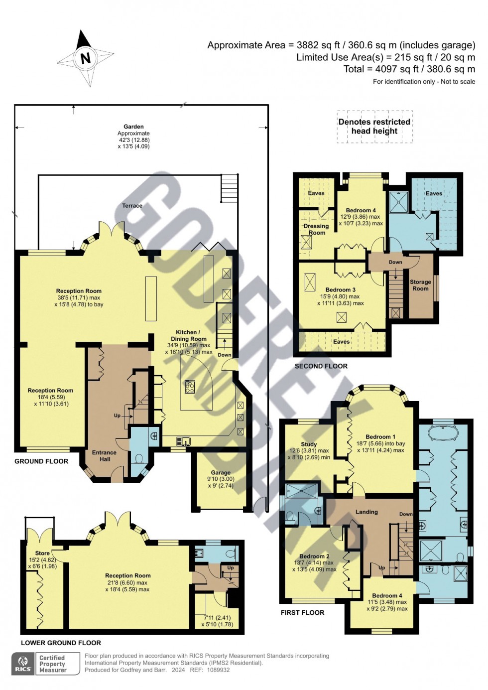 Floorplan for Marsh Lane, Mill Hill