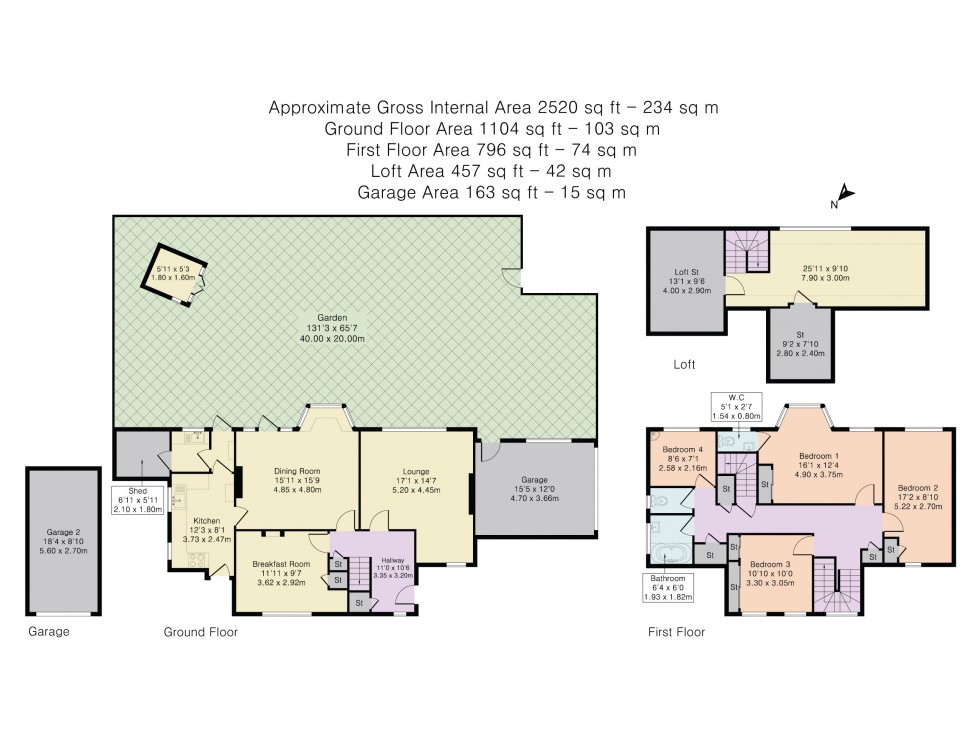 Floorplan for Wills Grove, Mill Hill