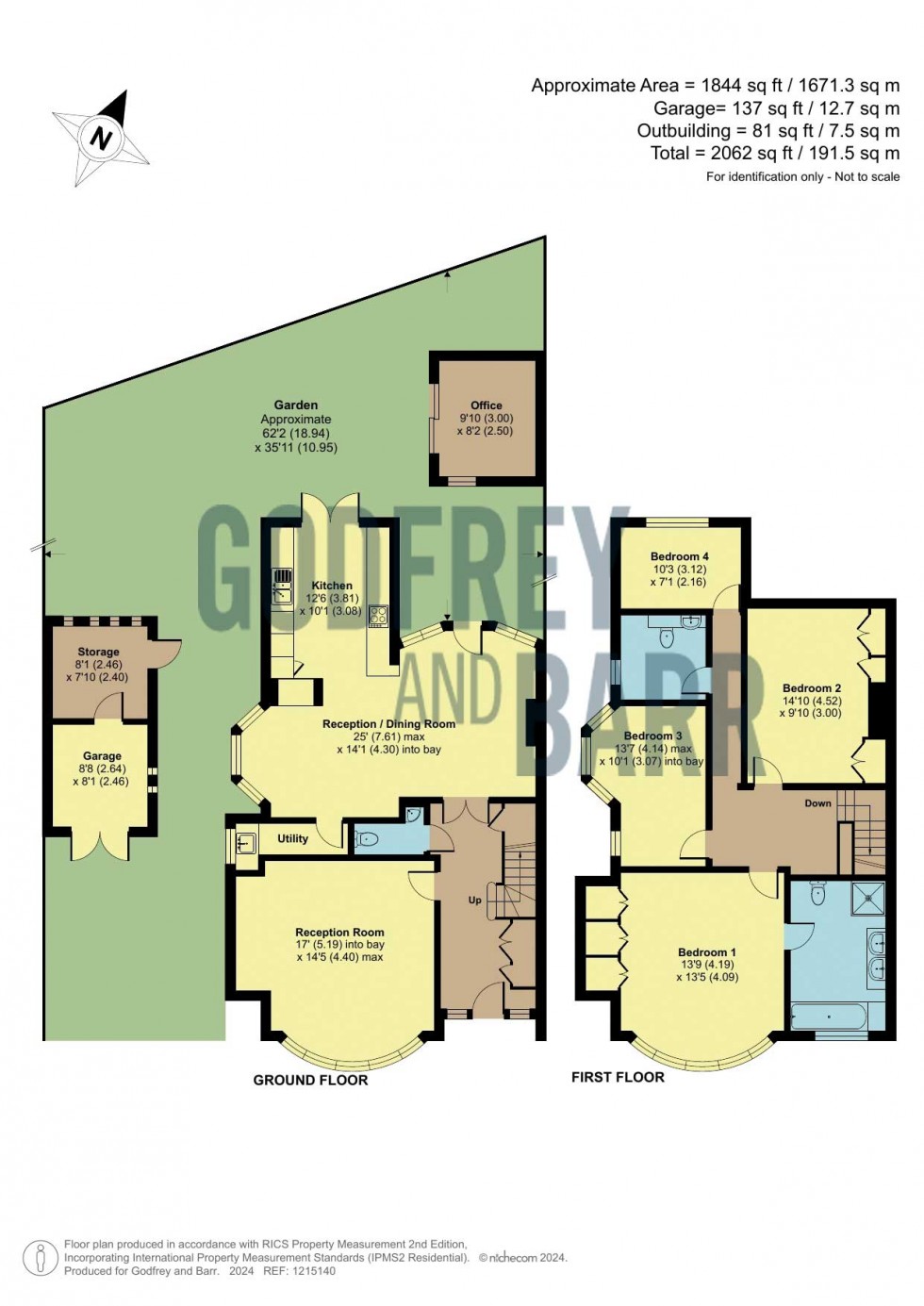 Floorplan for Millway, Mill Hill