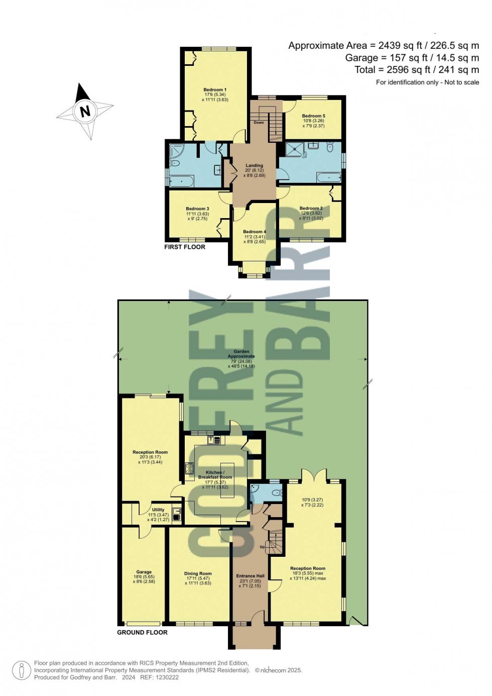 Floorplan for Holmdene Avenue, Mill Hill