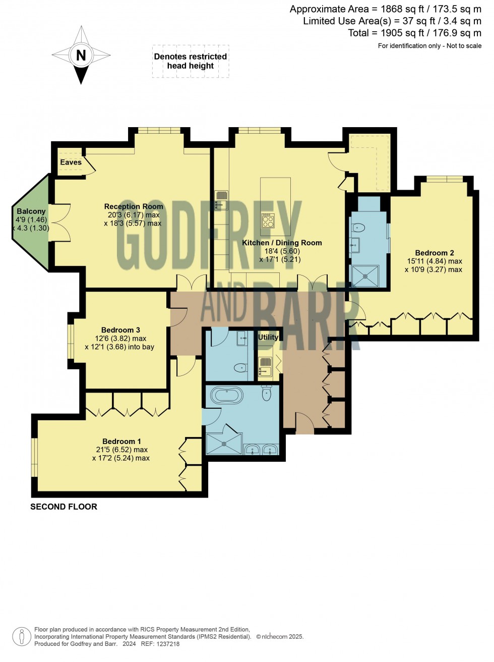 Floorplan for Lawrence Street, Mill Hill