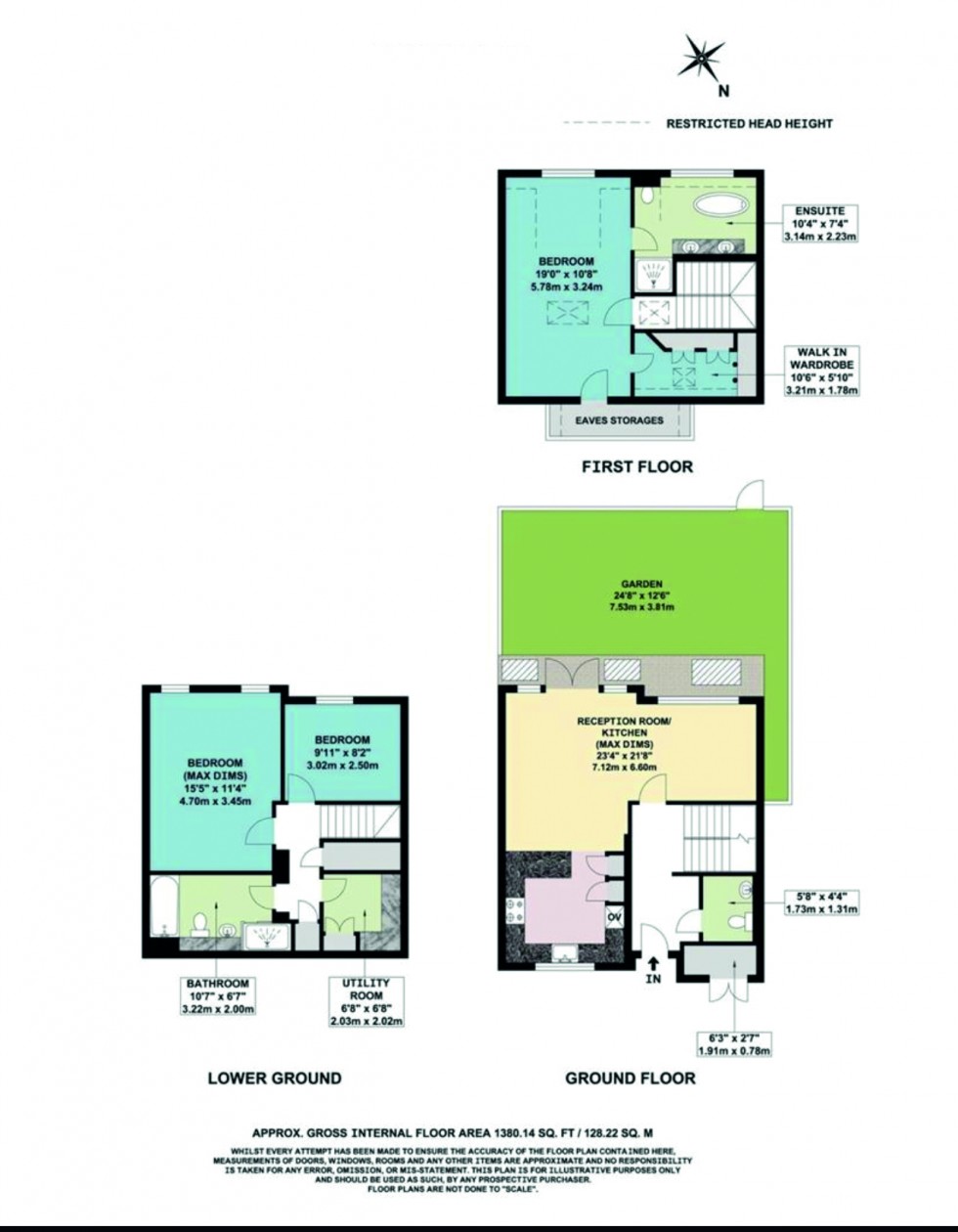 Floorplan for Bute Mews, Hampstead Garden Suburb