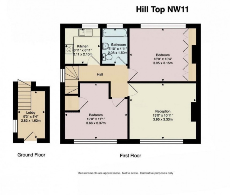 Floorplan for Hill Top, Hampstead Garden Suburb